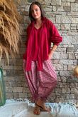 Larc Poet Blouse Sangria